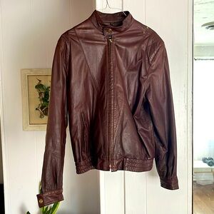 Vintage leather, motorcycle jacket, excellent condition